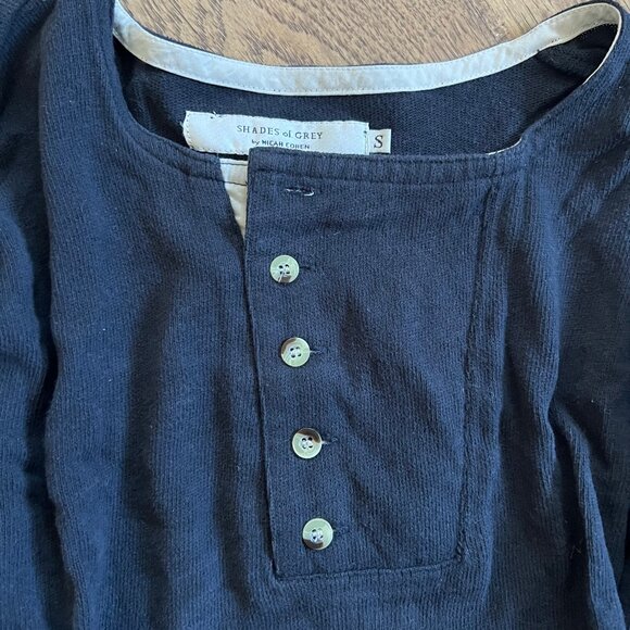 Men's Shades of Grey by Micah Cohen Long Sleeve Shirt Size Small Blue - Picture 2 of 6